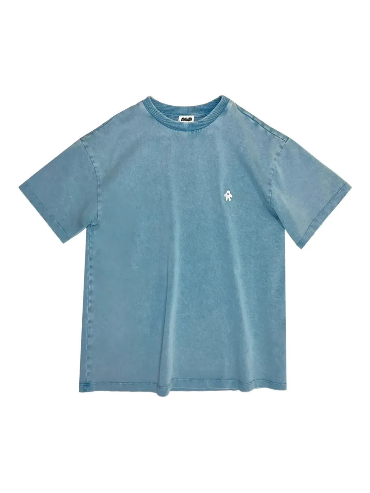 AVAVAV ロゴ刺繍入りコットンTシャツ - 画像1