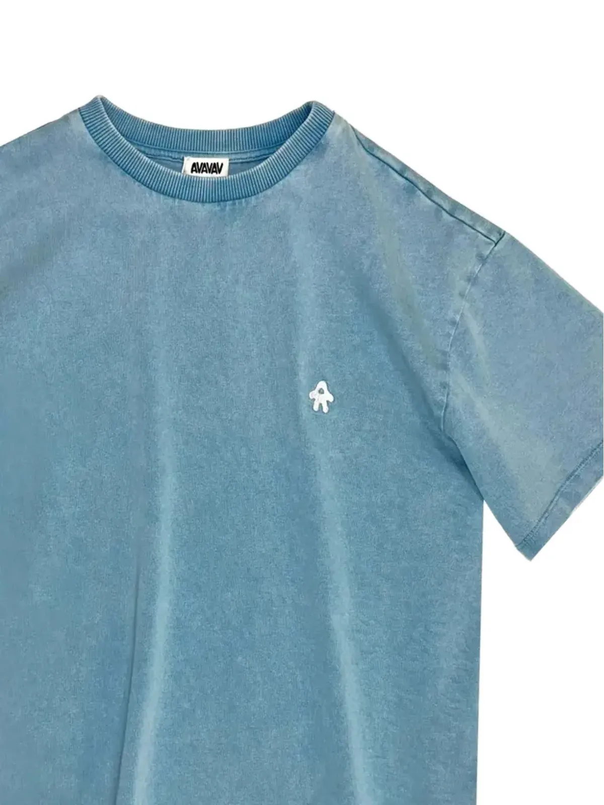 AVAVAV ロゴ刺繍入りコットンTシャツ - 画像2