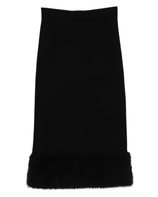 Moschino トリムドスカート - ブラック - サムネイル1