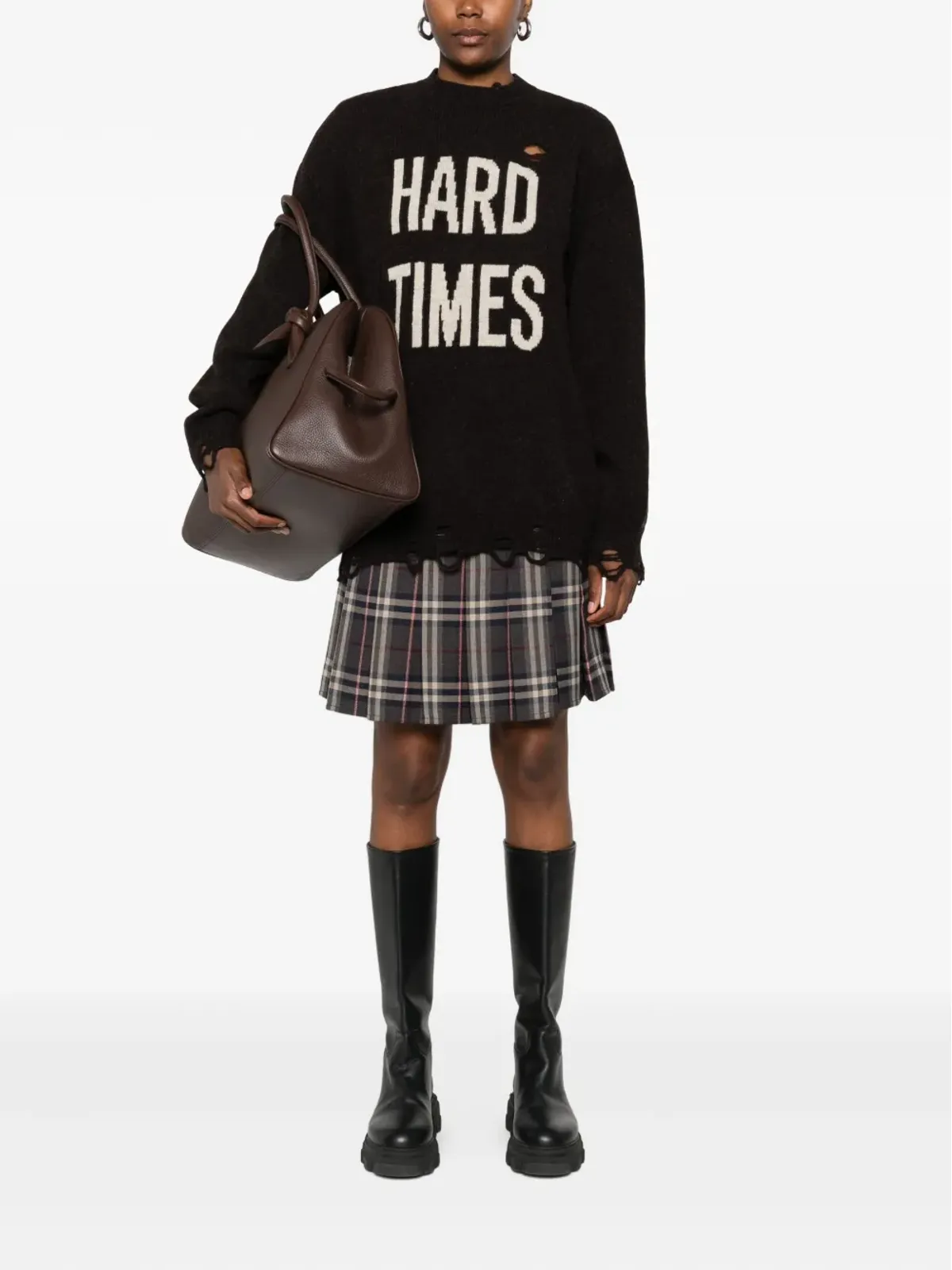 Moschino ディストレスド クルーネック セーター - 画像2