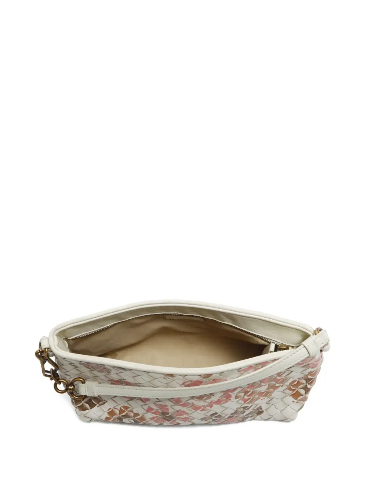 Bottega Veneta Pre-Owned 2007 Intrecciato floral-motif handbag - White - 画像5