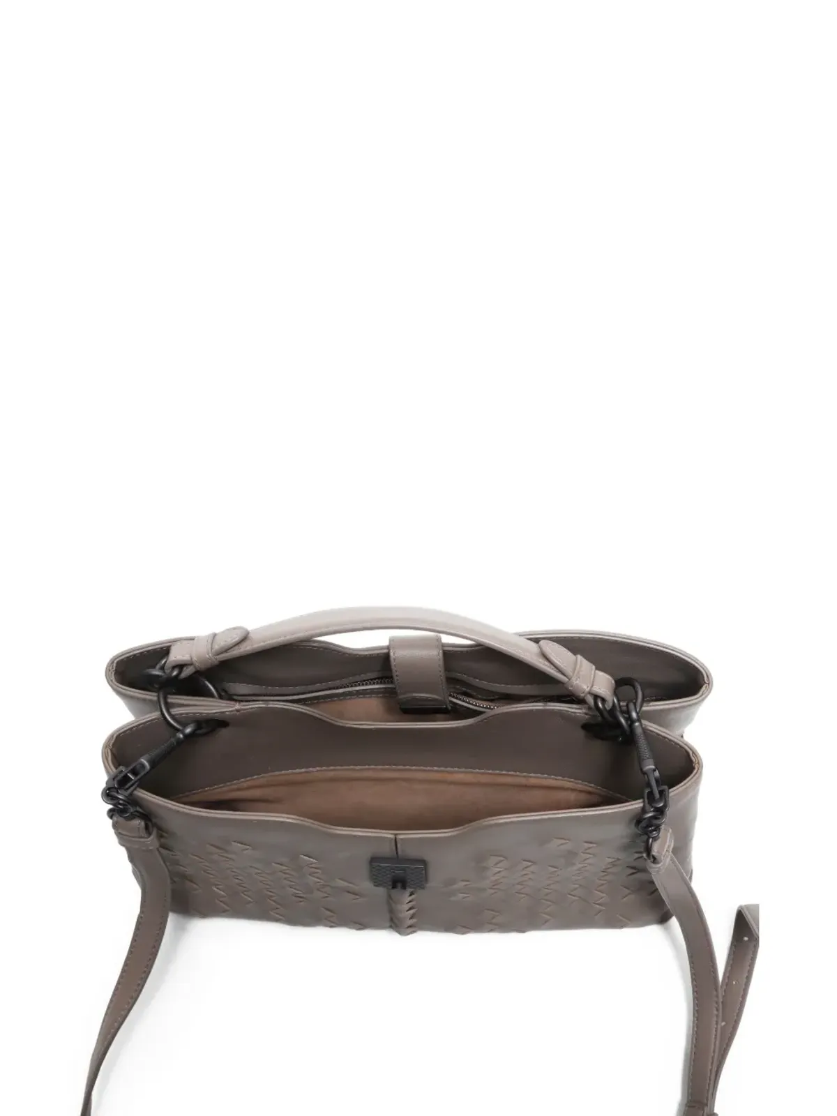 Bottega Veneta Pre-Owned Napoli ツーウェイ ハンドバッグ - グレー - 画像4