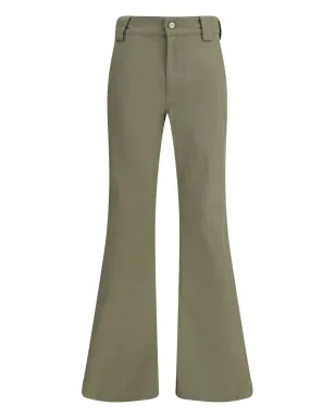 Balenciaga belt-loops trousers - Green - サムネイル1