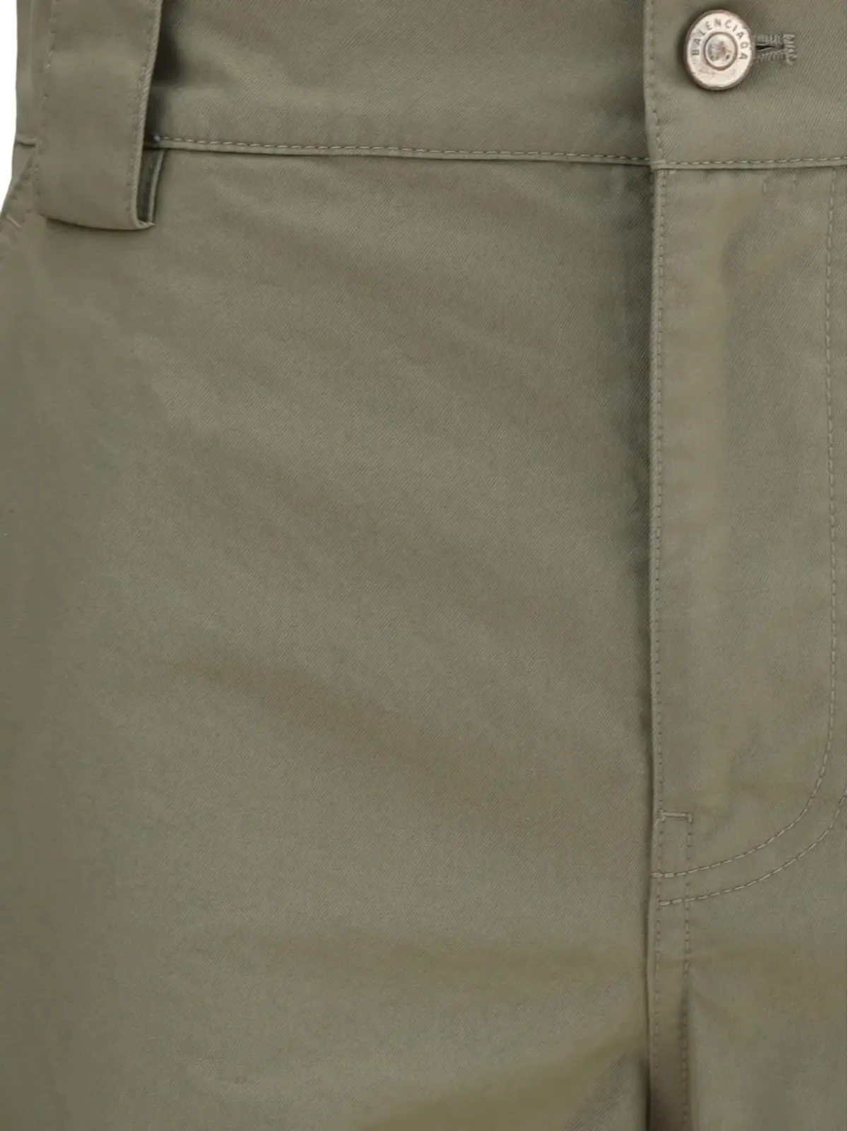 Balenciaga belt-loops trousers - Green - 画像3