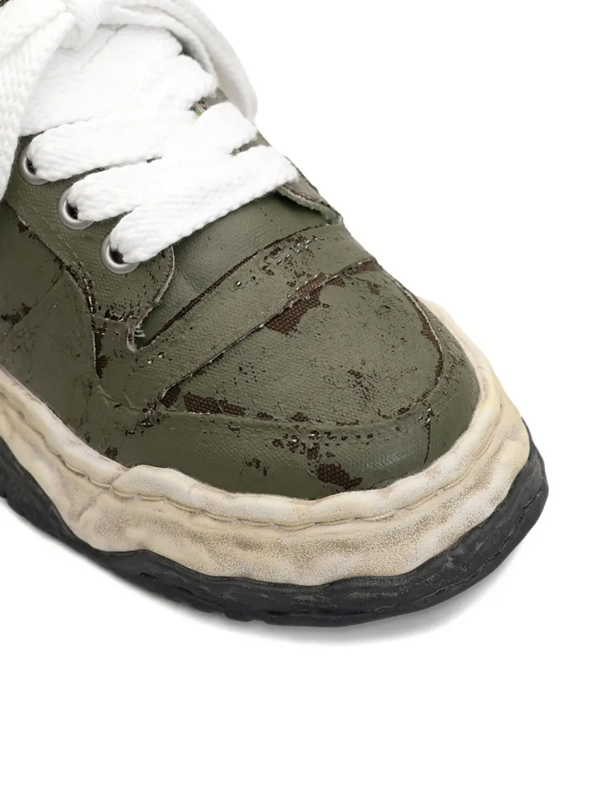 Maison MIHARA YASUHIRO Keith low-top sneakers - Green - 画像5