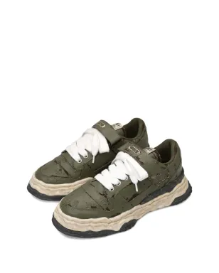 Maison MIHARA YASUHIRO Keith low-top sneakers - Green - サムネイル2