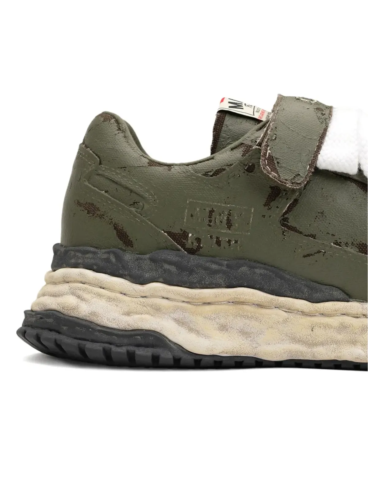 Maison MIHARA YASUHIRO Keith low-top sneakers - Green - 画像3