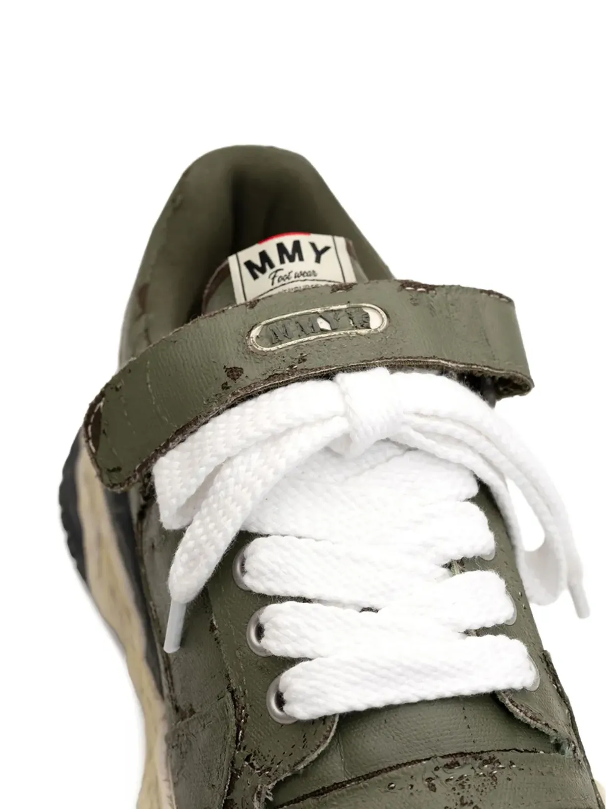 Maison MIHARA YASUHIRO Keith low-top sneakers - Green - 画像4