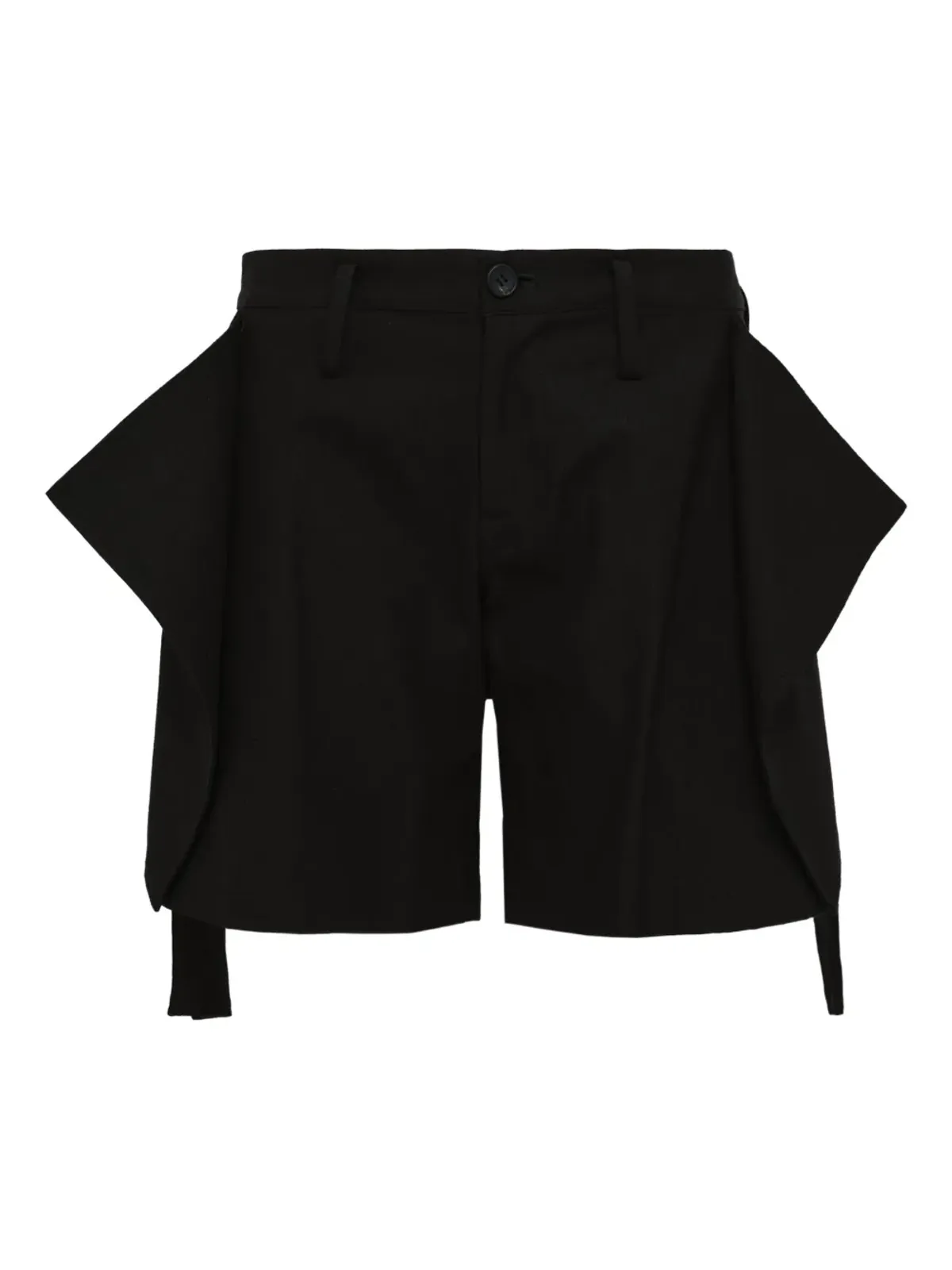 Yohji Yamamoto ドレープディテール テーラードショーツ - 画像1