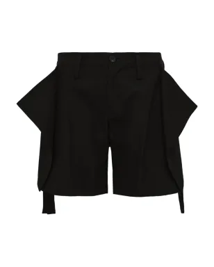 Yohji Yamamoto ドレープディテール テーラードショーツ - サムネイル1