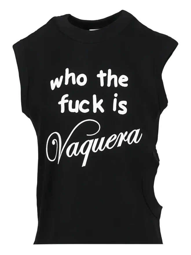 VAQUERA Vaquera カットアウトタンクトップの商品画像