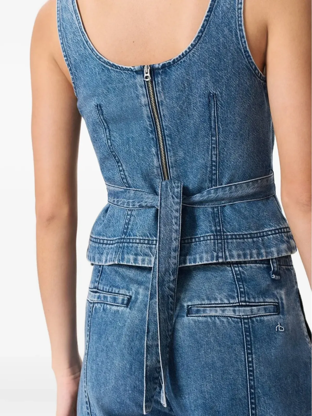 rag & bone デニムベルト付きトップス - 画像5