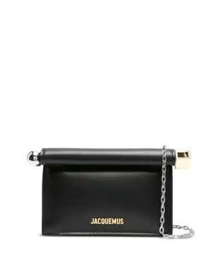Jacquemus 小さな Rond Carré クラッチバッグ ブラック - サムネイル1