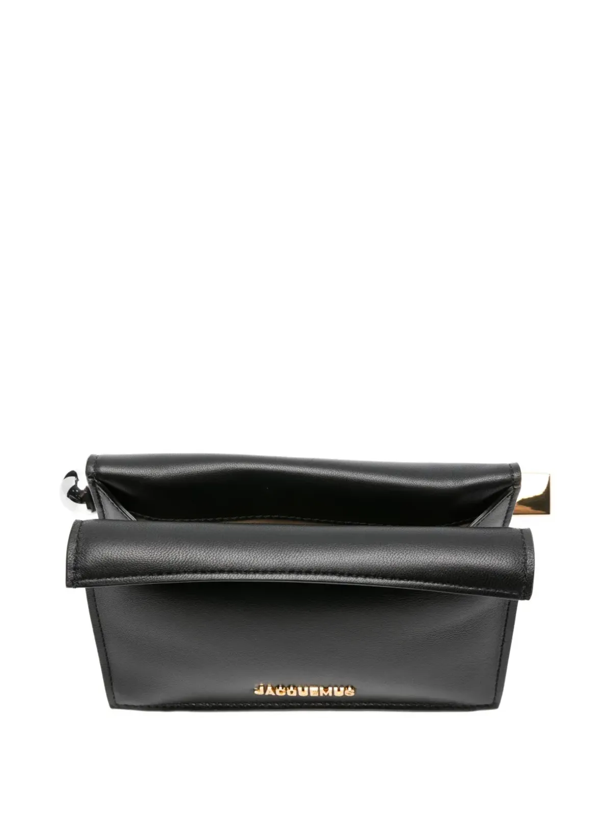 Jacquemus 小さな Rond Carré クラッチバッグ ブラック - 画像5