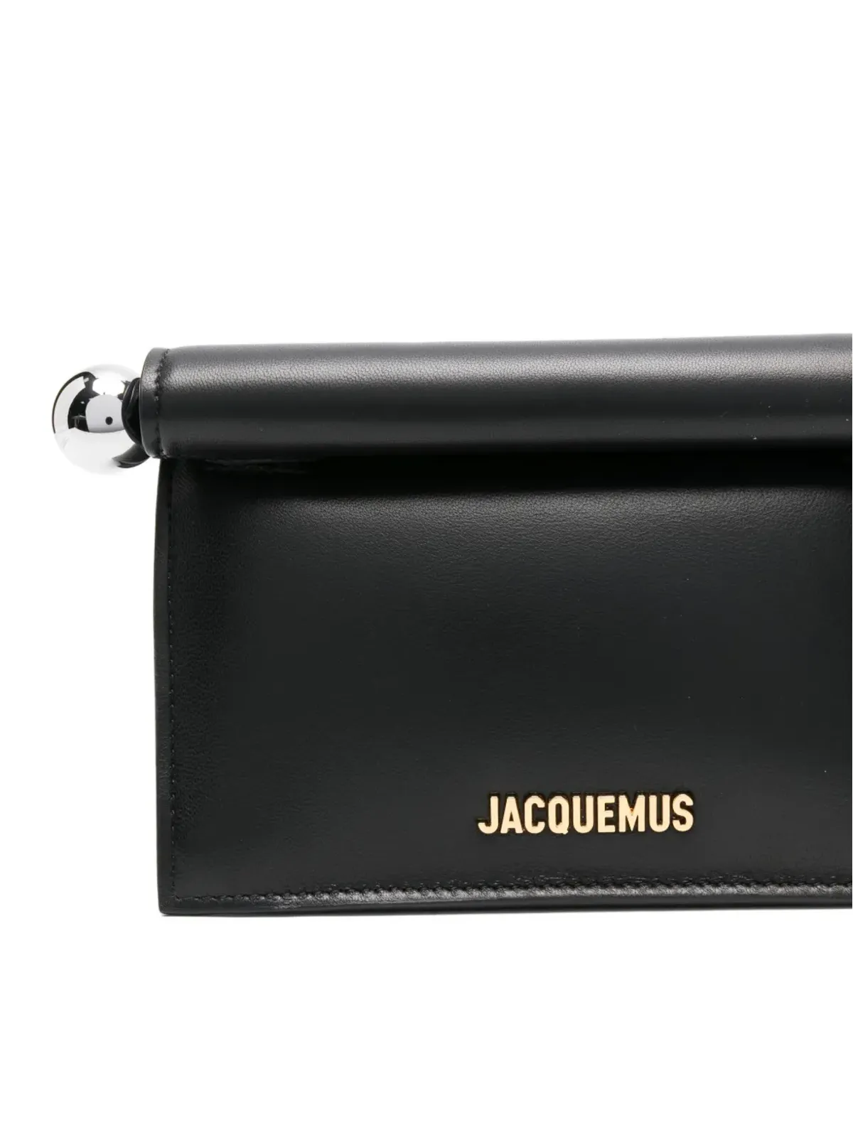 Jacquemus 小さな Rond Carré クラッチバッグ ブラック - 画像4