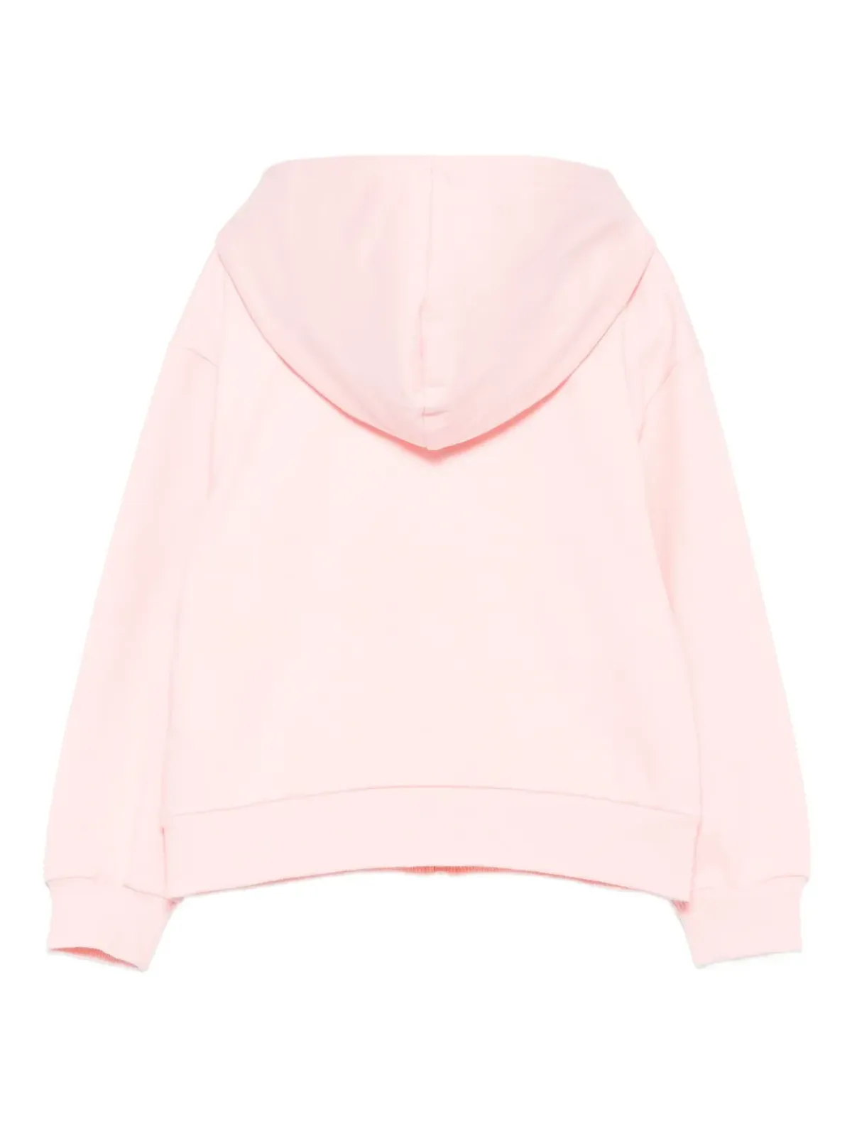 Moschino Kids テディプリント ジップアップフーディー - ピンク - 画像2