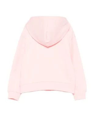 Moschino Kids テディプリント ジップアップフーディー - ピンク - サムネイル2