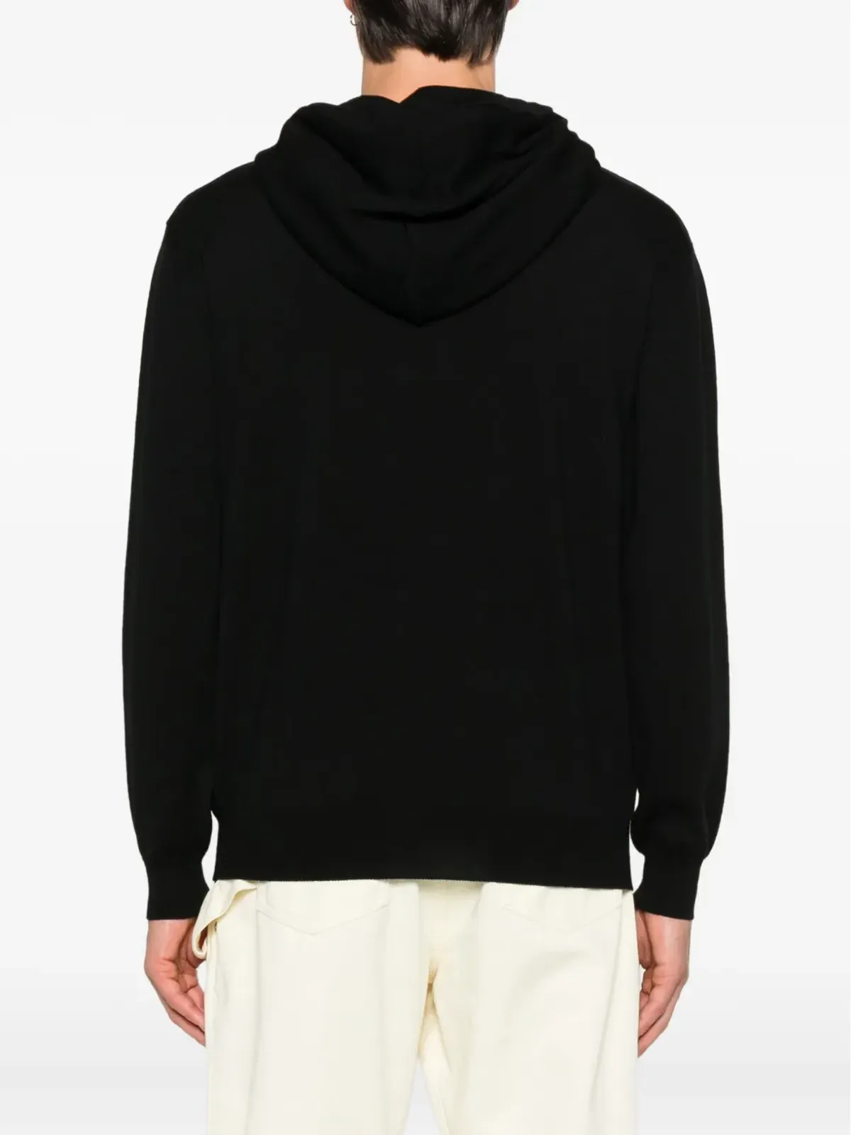 Moschino Teddy Bear-intarsia hoodie - Black - 画像4