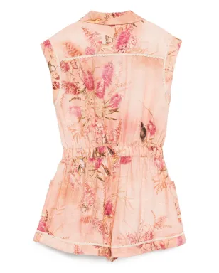 ZIMMERMANN Kids Cascadian floral-print playsuit - Pink - サムネイル2