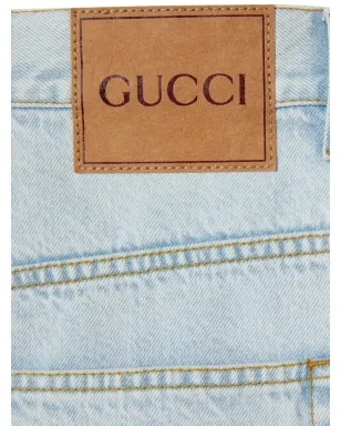 Gucci ダブルGロゴ デニムショーツ - サムネイル3