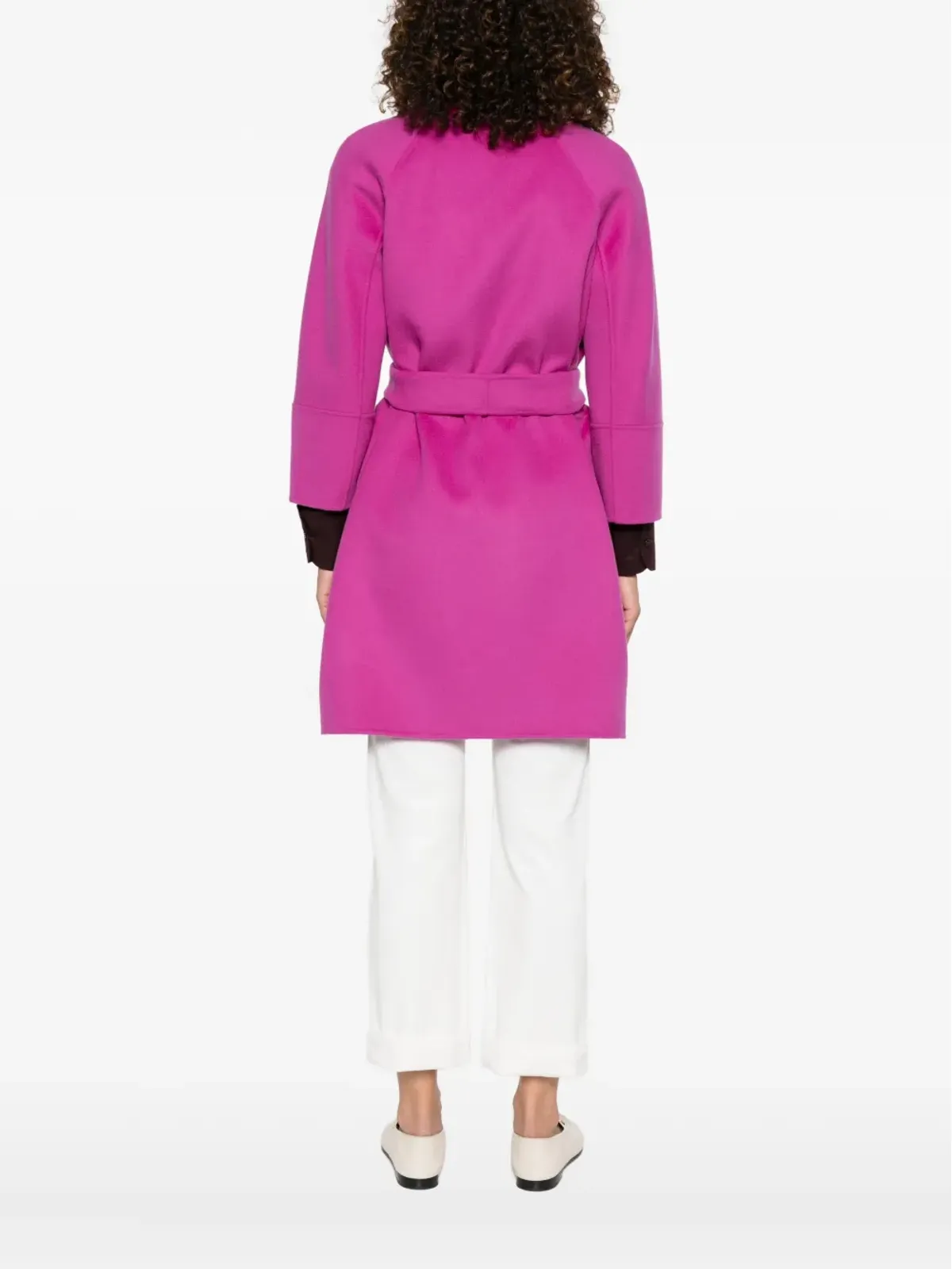 S Max Mara アロナ ベルテッドコート - 画像4
