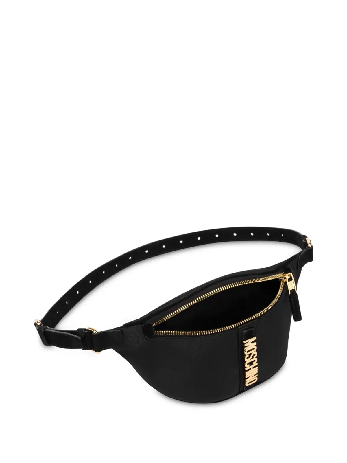 Moschino ロゴプレート ベルトバッグ - ブラック - 画像3