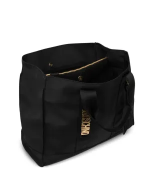 Moschino ロゴプレート トートバッグ - ブラック - サムネイル3