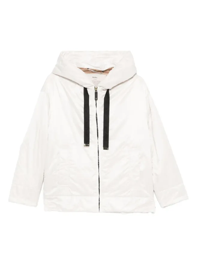 Max Mara Max Mara グリーンのフード付きパディッドジャケットの商品画像