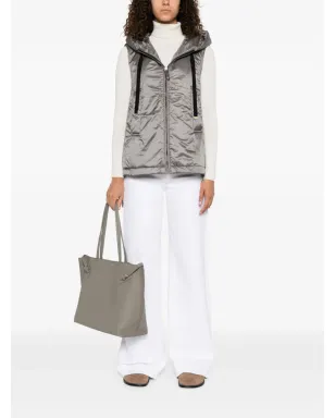 Max Mara Greengo フード付きジップフロントジレ - サムネイル2