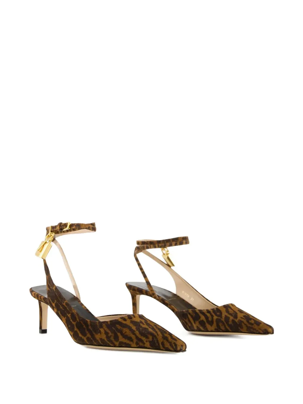 TOM FORD オセロット柄パドロックディテールパンプス - 画像2