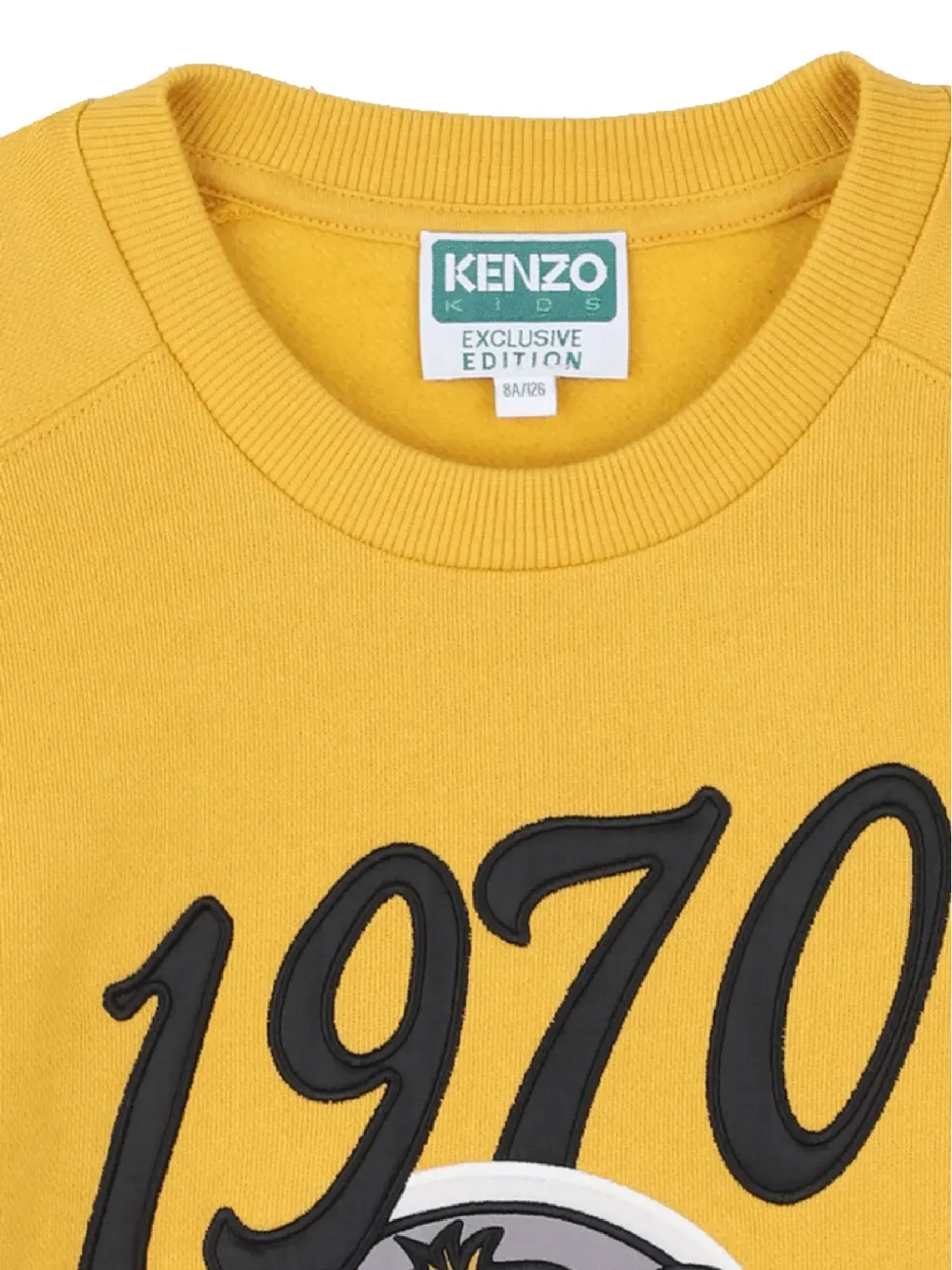 Kenzo Kids タイガープリント スウェットシャツ - イエロー - 画像3