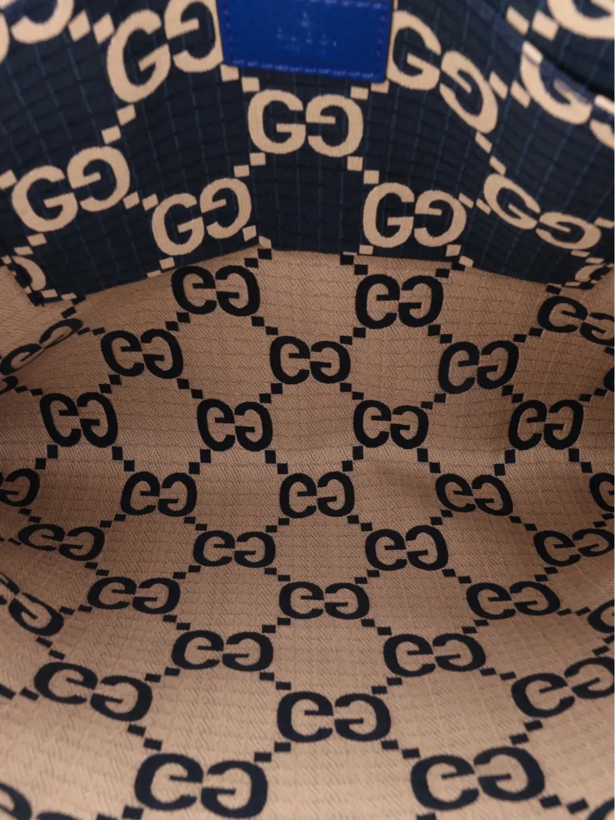 Gucci Pre-Owned GGキャンバス リップストップ ポーチ - Blue - 画像4