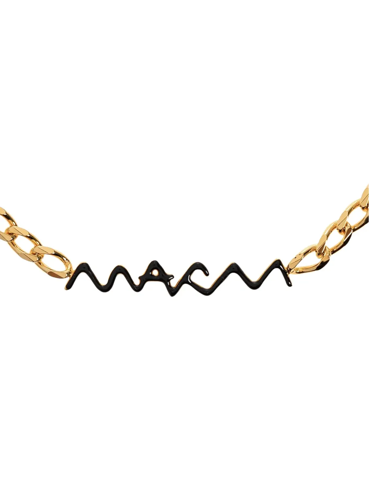 Marni chain-link brass necklace - Gold - 画像3