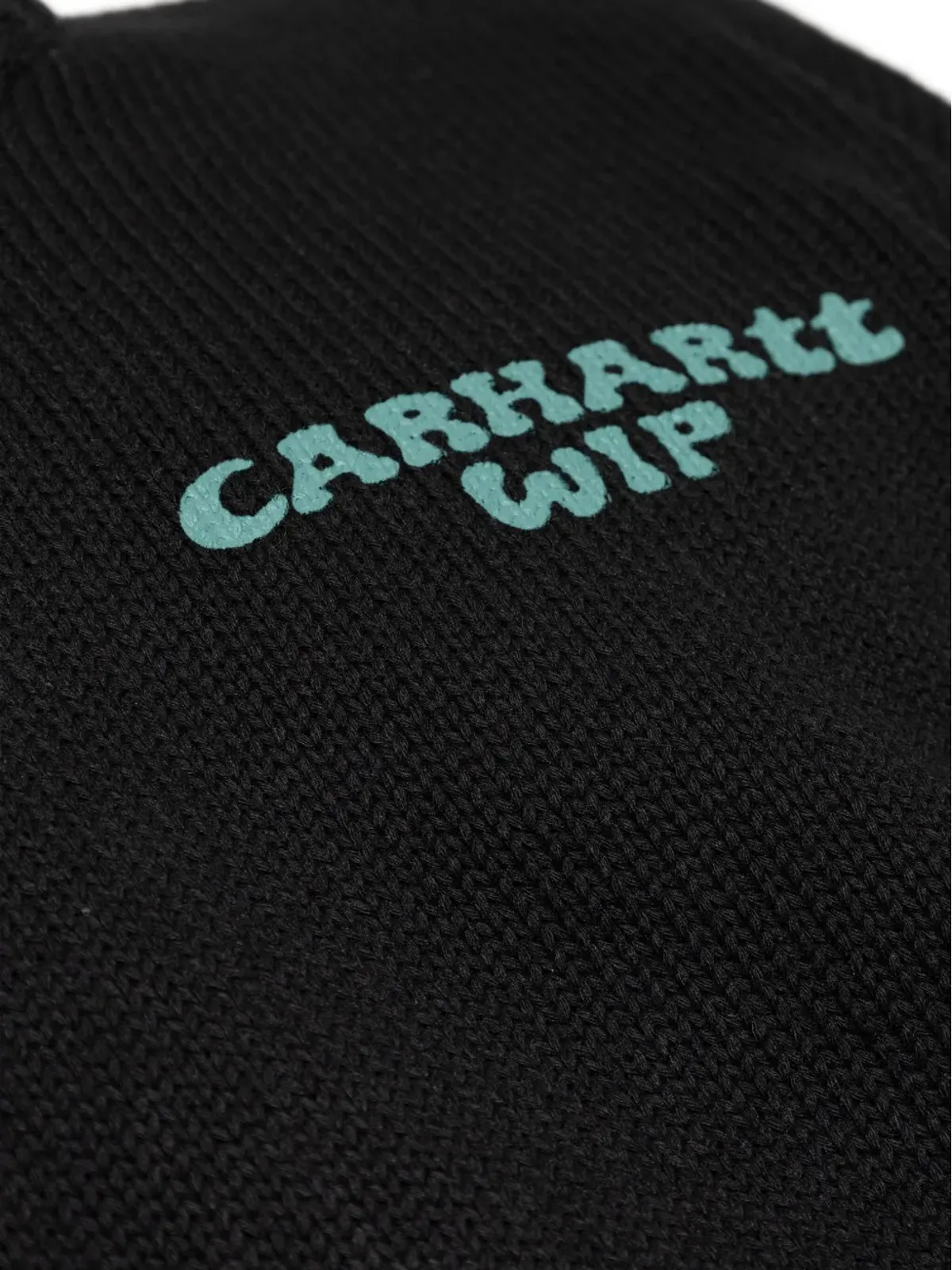 Carhartt WIP ロゴ刺繍リブニットセーター - ブラック - 画像5