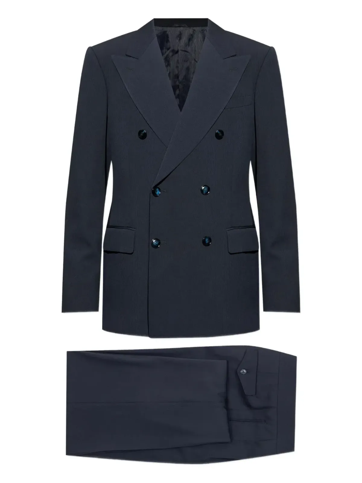 Giorgio Armani ダブルブレストスーツ ブルー - 画像1