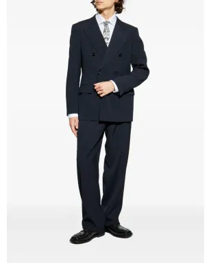 Giorgio Armani ダブルブレストスーツ ブルー - サムネイル2