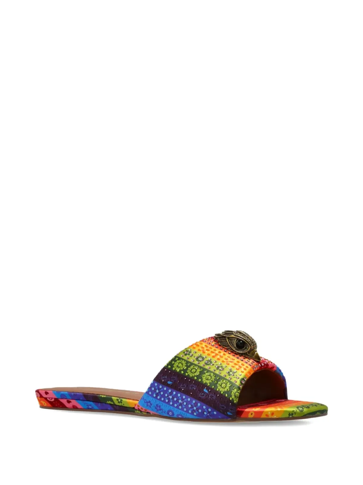Kurt Geiger London ロゴプレート付きフラットサンダル - 画像2