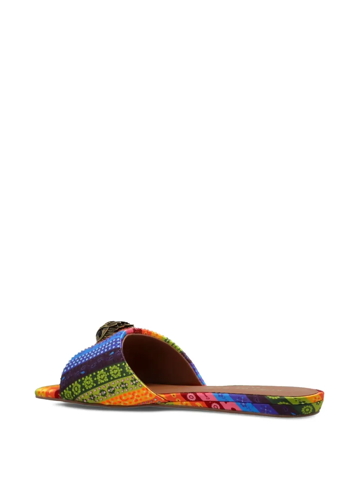 Kurt Geiger London ロゴプレート付きフラットサンダル - 画像3
