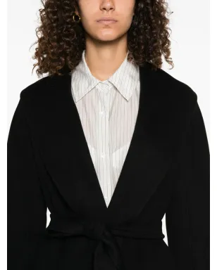 S Max Mara メッシ ベルト付きコート - サムネイル5