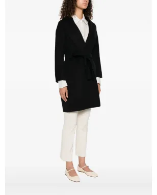 S Max Mara メッシ ベルト付きコート - サムネイル3