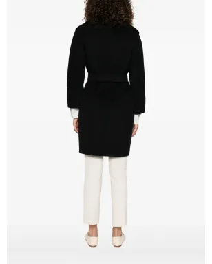 S Max Mara メッシ ベルト付きコート - サムネイル4