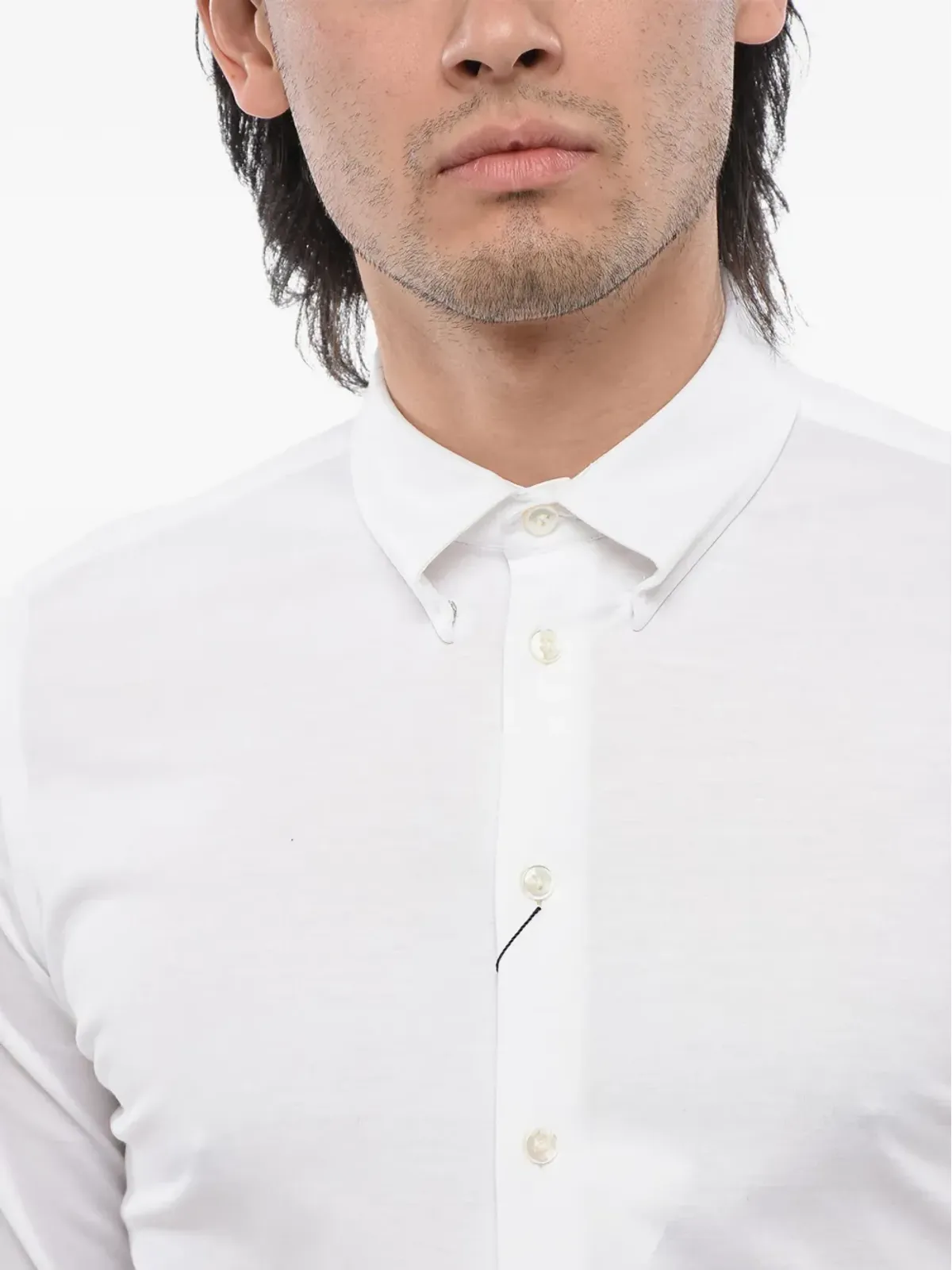 Giorgio Armani ボタンダウンカラー長袖シャツ - 画像4