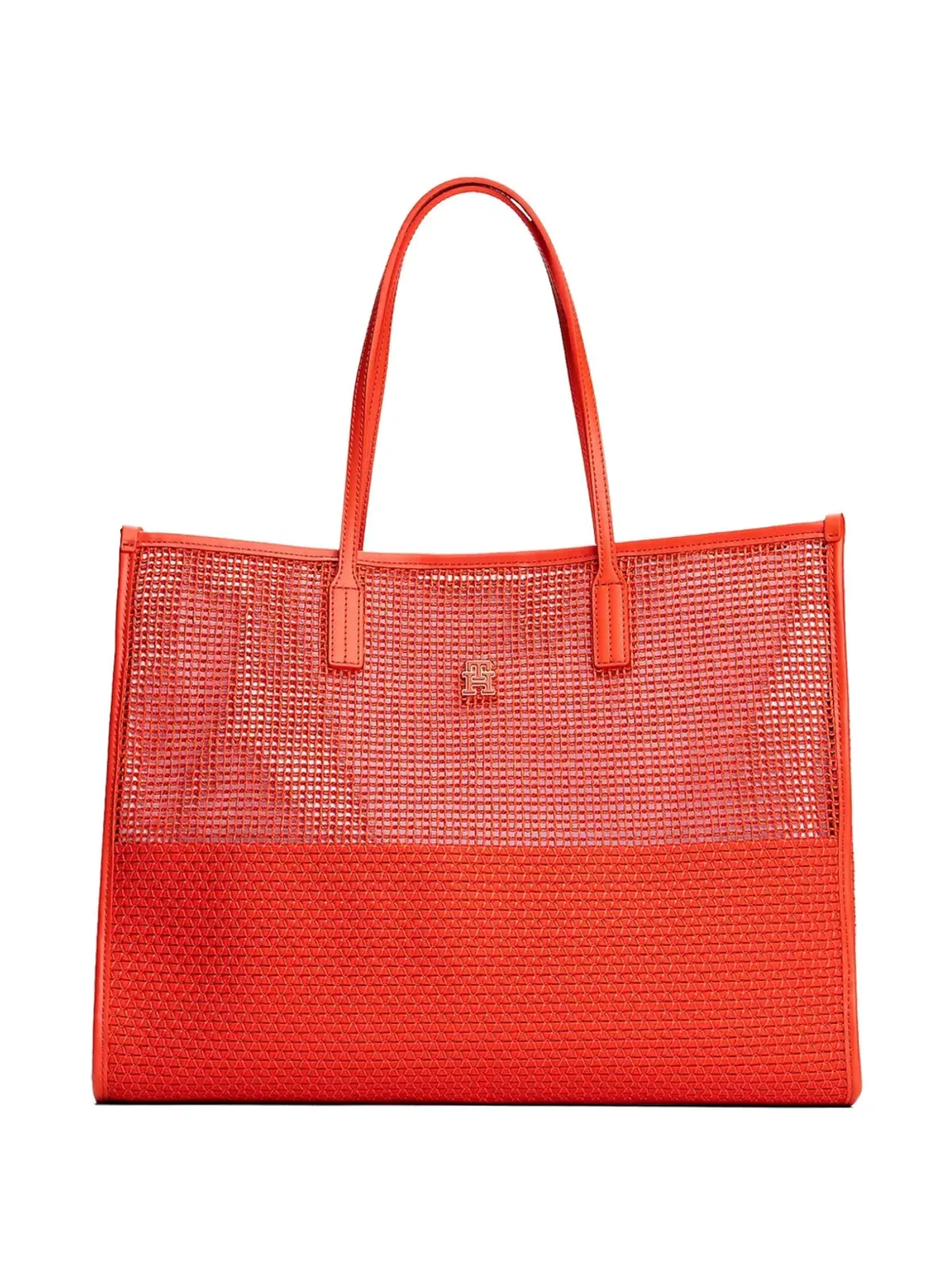 Tommy Hilfiger メッシュパネル トートバッグ - レッド - 画像1