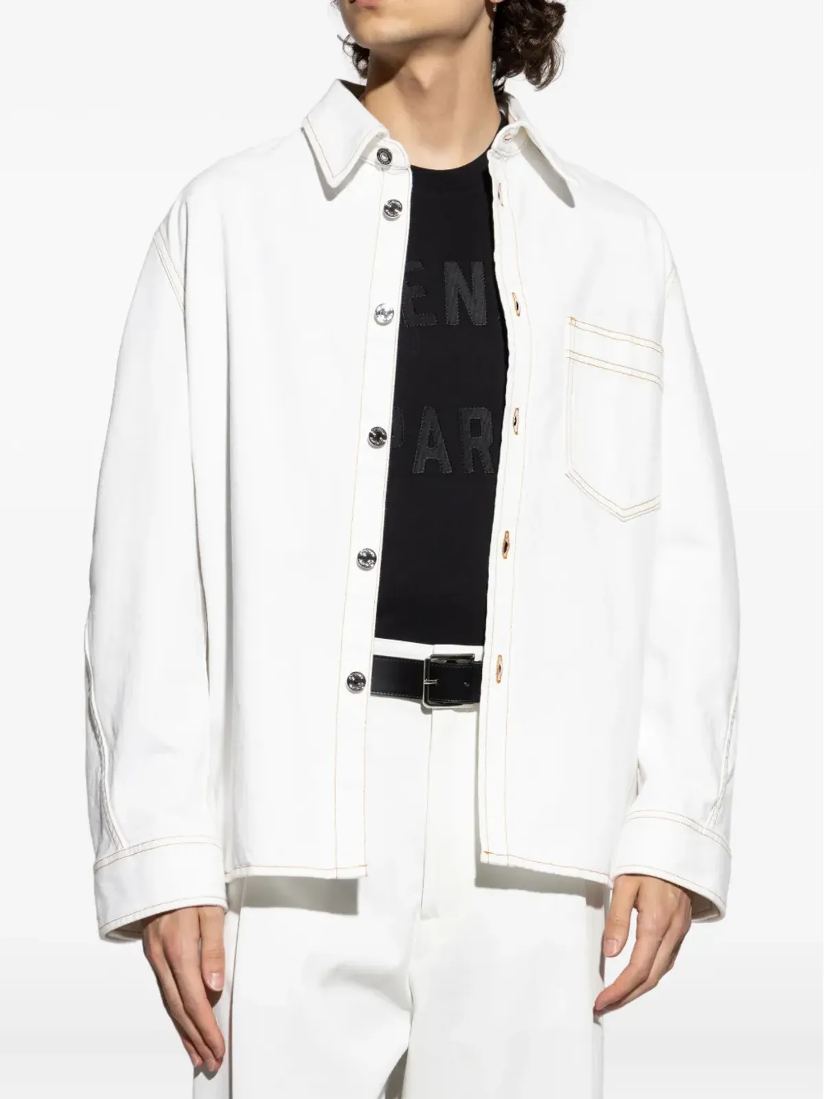 Givenchy ボタン留めパッチポケットシャツ - 画像3