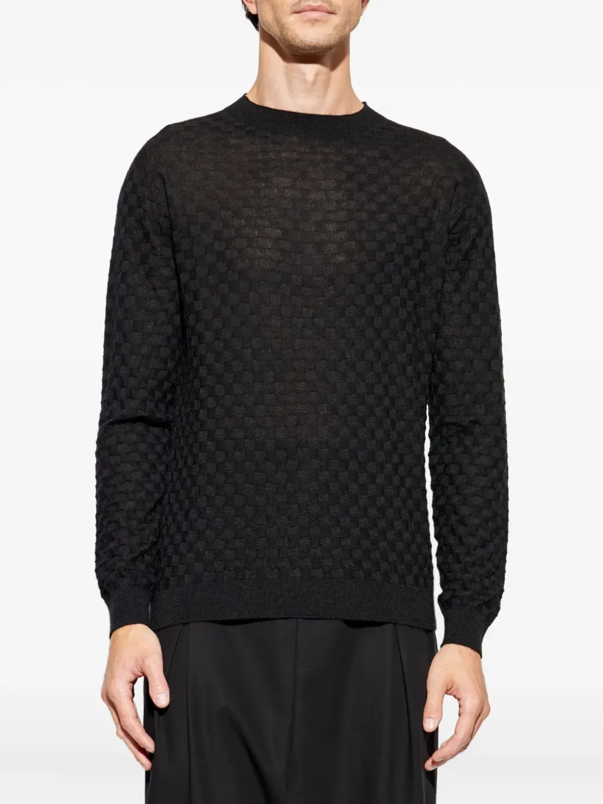 Giorgio Armani テクスチャードセーター - 画像3