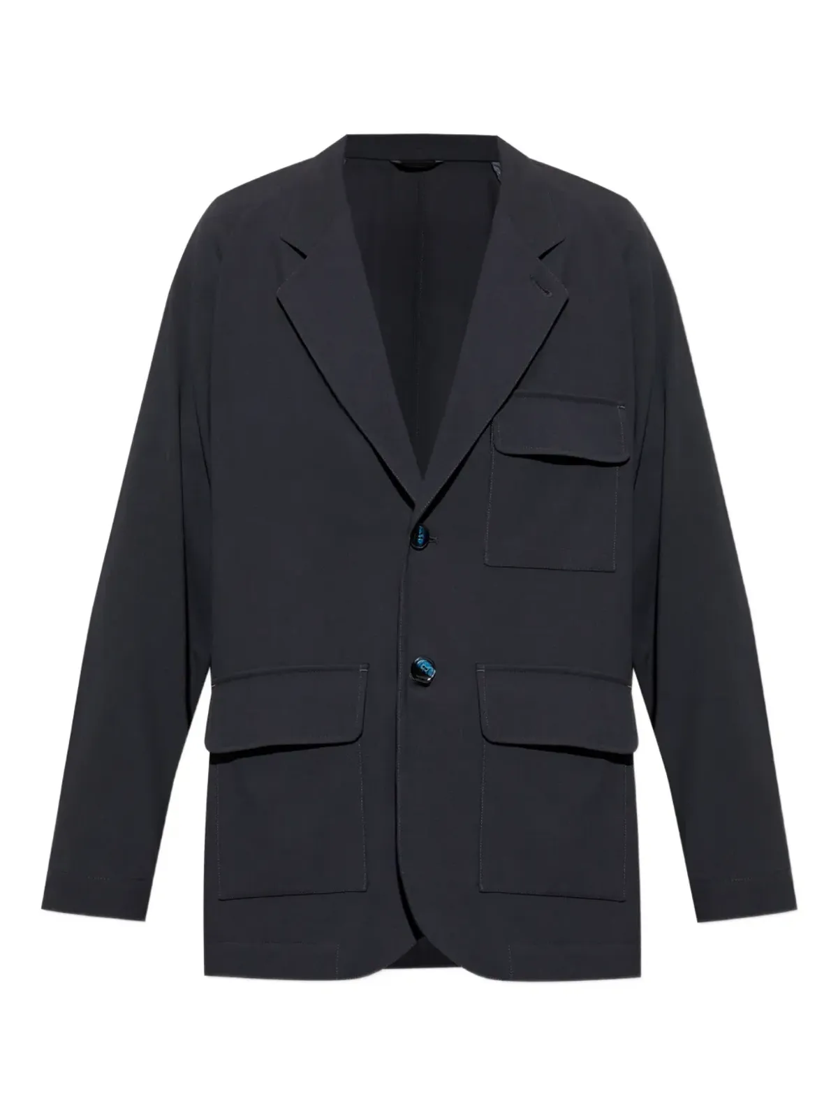 Giorgio Armani フラップポケット ウールブレザー - 画像1