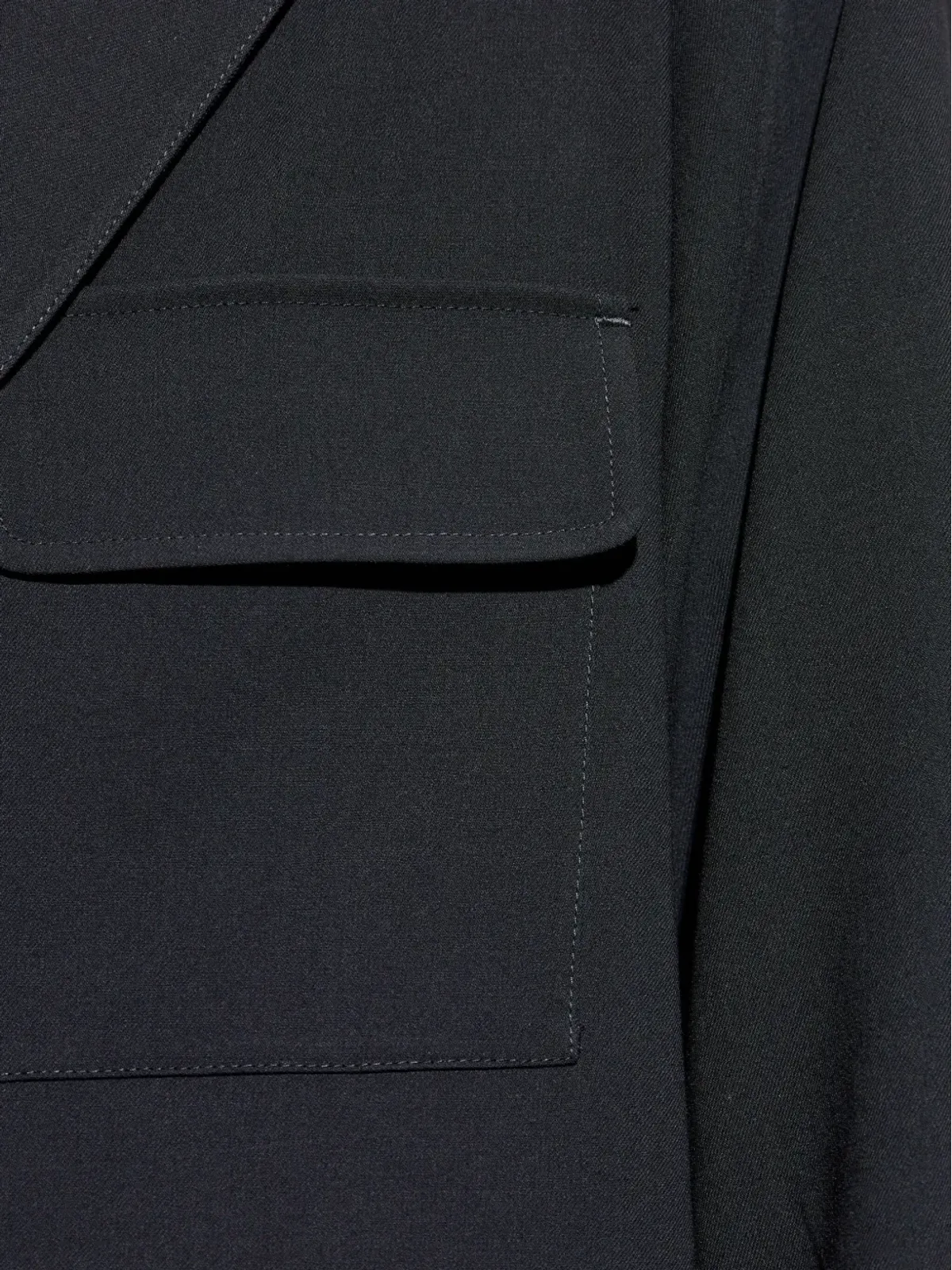 Giorgio Armani フラップポケット ウールブレザー - 画像5