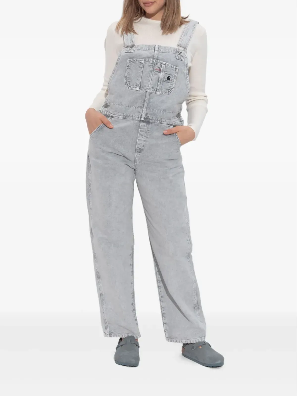 Carhartt WIP ビブ付きデニムオーバーオール - 画像3