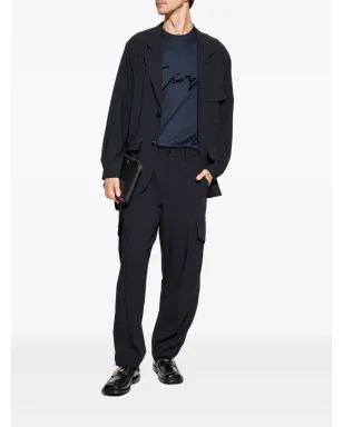 Giorgio Armani サイン刺繍コットンTシャツ - サムネイル2