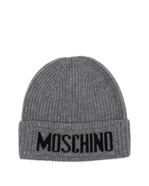 Moschino リブ編みロゴビーニー - サムネイル1
